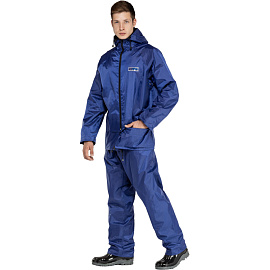 Костюм влагозащитный Poseidon-КБР полиэфир с ПВХ покрытием синий (размер 56-58, рост 182-188) фото Костюм влагозащитный Poseidon-КБР полиэфир с ПВХ покрытием синий (размер 56-58, рост 182-188)