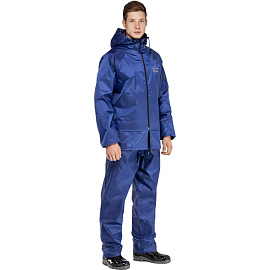 Костюм влагозащитный Poseidon-КБР полиэфир с ПВХ покрытием синий (размер 60-62, рост 182-188) фото Костюм влагозащитный Poseidon-КБР полиэфир с ПВХ покрытием синий (размер 60-62, рост 182-188)