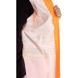 Плащ сигнальный влагозащитный Waterproof Line Extra-Vision WPL ПВХ на молнии оранжевый с СОП (размер 44-46, рост 170-176)