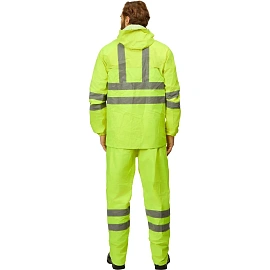 Костюм сигнальный влагозащитный Extra-V-КБР полиэфир с ПВХ покрытием лимонный с СОП (размер 44-46, рост 182-188) фото Костюм сигнальный влагозащитный Extra-V-КБР полиэфир с ПВХ покрытием лимонный с СОП (размер 44-46, рост 182-188)