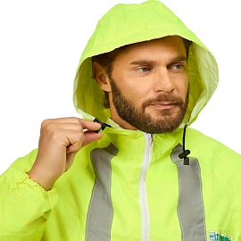 Костюм сигнальный влагозащитный Extra-V-КБР полиэфир с ПВХ покрытием лимонный с СОП (размер 56-58, рост 182-188) фото Костюм сигнальный влагозащитный Extra-V-КБР полиэфир с ПВХ покрытием лимонный с СОП (размер 56-58, рост 182-188)