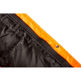 Костюм сигнальный зимний с полукомбинезоном Спектр-2-КПК оранжевый/синий с СОП (размер 44-46, рост 170-176)