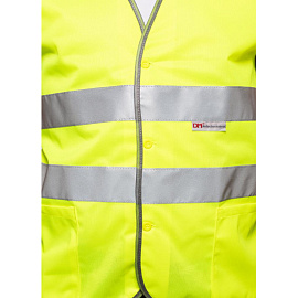 Жилет сигнальный Тип 2Т лимонный с СОП размер ХL (52-54)