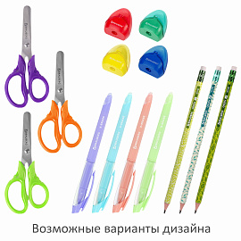 Набор канцелярии подарочный BRAUBERG "AVOCADO", 18 наименований, 43 предмета, 880951