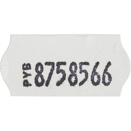 Этикет-пистолет однострочный Pronto C8 черный (1х8 символов, 26х12 мм волнистая лента)