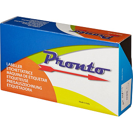 Этикет-пистолет однострочный Pronto C8 черный (1х8 символов, 26х12 мм волнистая лента)