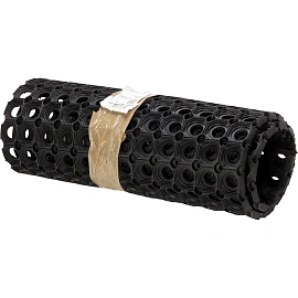 Коврик входной (придверный) Rubberhole ячеистый грязезащитный 50x100 см чёрный