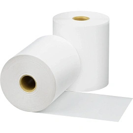 Чековая лента из термобумаги ProMega jet / Комус 44 мм намотка 30 м диаметр 45 мм втулка 12 мм (20 штук в упаковке)