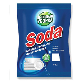 Сода кальцинированная 600 г, ВЫГОДНАЯ УБОРКА, РЕНЕССАНС КОСМЕТИК, МИНПРОМТОРГ, 2959