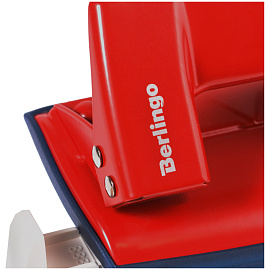 Дырокол Berlingo "Power TX" 10л., металлический, с линейкой, красный фото Дырокол Berlingo "Power TX" 10л., металлический, с линейкой, красный