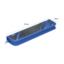 Пенал для кистей ArtSpace "Carbon 3", 270*68мм, ламинированный картон фото Пенал для кистей ArtSpace "Carbon 3", 270*68мм, ламинированный картон