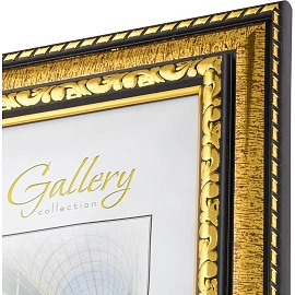 Рамка Мирам А2 40x60 см пластиковый багет 29 мм золотистая