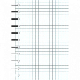 Блокнот Альт Off-line А6 80 листов синий в клетку на спирали (105x140 мм) (артикул производителя 3-80-155)