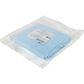 Простыня одноразовая Гекса стерильная в сложении 200 x 70 см 42 г/кв.м (голубая)