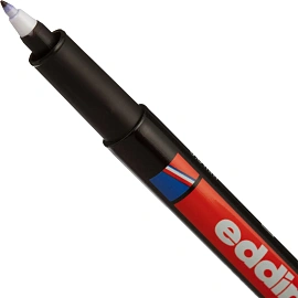 Набор маркеров промышленных перманентные Edding E-141/4S для глянцевых поверхностей 4 цвета 0.6 мм