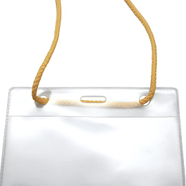 Бейдж Комус вертикальный 155х102 мм без держателя (размер вкладыша: 96х134)