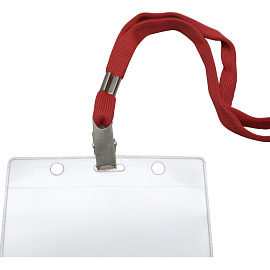 Бейдж Комус вертикальный 155х102 мм без держателя (размер вкладыша: 96х134)