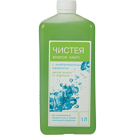 Мыло жидкое антибактериальное Чистея УМР 1 л фото Мыло жидкое антибактериальное Чистея УМР 1 л