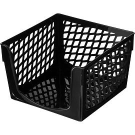 Лоток вертикальный для бумаг 110 мм Attache пластиковый черный 6 предметов (2 лотка горизонтальных, 2 лотка вертикальных, подставки для ручек и стикер