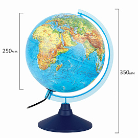 Глобус Globen Классик Евро физический 25 см с подсветкой