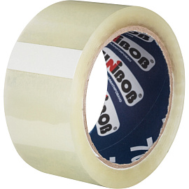 Клейкая лента упаковочная Unibob 700 50 мм x 66 м 47 мкм прозрачная