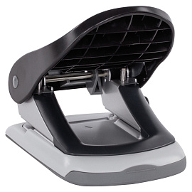 Дырокол BRAUBERG "Jet", до 40 листов, черный, 224341