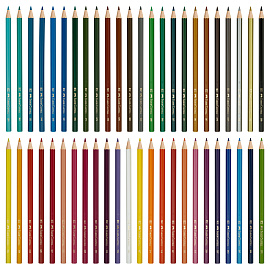 Карандаши цветные Faber-Castell "Замок", 48цв., шестигр.,заточ., картон, европодвес фото Карандаши цветные Faber-Castell "Замок", 48цв., шестигр.,заточ., картон, европодвес