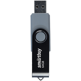 Флешка USB 2.0 64 ГБ SmartBuy Twist (SB064GB2TWK)