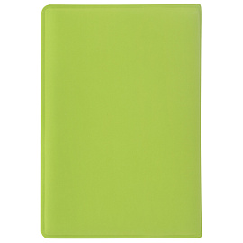 Обложка для паспорта, мягкий полиуретан, "PASSPORT", салатовая, STAFF, 237607