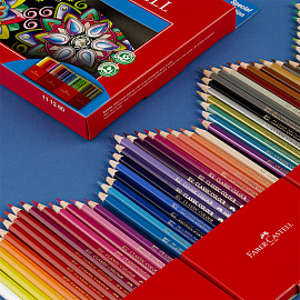 Карандаши цветные Faber-Castell 60 цветов шестигранные фото Карандаши цветные Faber-Castell 60 цветов шестигранные
