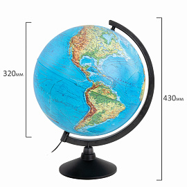 Глобус Globen Классик физический 32 см с подсветкой
