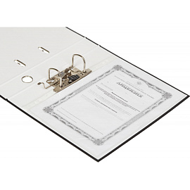 Папка-регистратор Bantex (Attache Selection) Economy 50 мм чёрная бумвинил/бумага