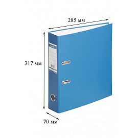 Папка-регистратор Bantex (Attache Selection) Economy 70 мм синяя бумвинил/бумага