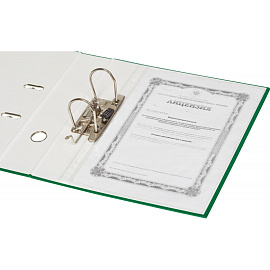 Папка-регистратор Bantex (Attache Selection) Economy 70 мм зелёная бумвинил/бумага