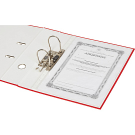 Папка-регистратор Bantex (Attache Selection) Economy 70 мм красная бумвинил/бумага