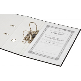 Папка-регистратор Bantex (Attache Selection) Economy 70 мм чёрная бумвинил/бумага