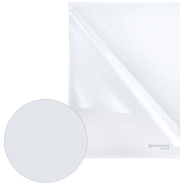 Папка-уголок А4, прозрачная, 0,10 мм, BRAUBERG EXTRA, 271698