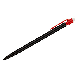 Карандаш механический OfficeSpace 0,5мм, с ластиком, черный фото Карандаш механический OfficeSpace 0,5мм, с ластиком, черный