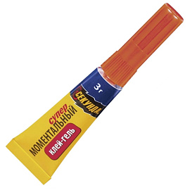 Клей секундный Секунда универсальный гель 3 г фото Клей секундный Секунда универсальный гель 3 г