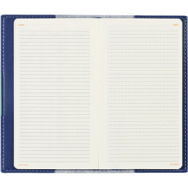 Еженедельник недатированный Bruno Visconti Metropol искусственная кожа А6 80 листов синий (3-492/01)