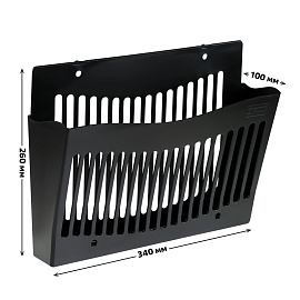 Настенный лоток СТАММ, черный фото Настенный лоток СТАММ, черный