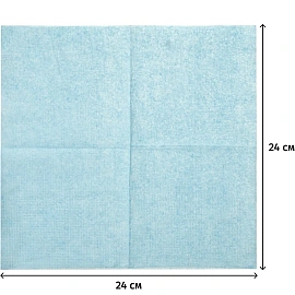 Салфетки бумажные Luscan Profi Pack 1-слойные 24х24 см голубые (400 листов в пачке) фото Салфетки бумажные Luscan Profi Pack 1-слойные 24х24 см голубые (400 листов в пачке)