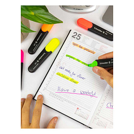 Набор текстовыделителей SCHNEIDER 6 шт., АССОРТИ, "Job", линия 1-5 мм, 115096 фото Набор текстовыделителей SCHNEIDER 6 шт., АССОРТИ, "Job", линия 1-5 мм, 115096