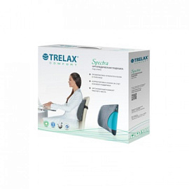 Подушка ортопедическая под спину в сером цвете TRELAX SPECTRA П04