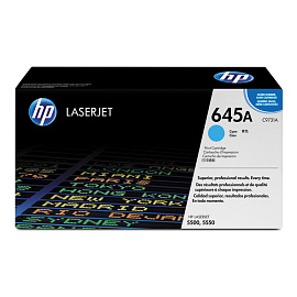 Картридж лазерный HP 645A C9731A голубой оригинальный фото Картридж лазерный HP 645A C9731A голубой оригинальный
