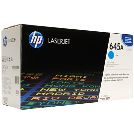 Картридж лазерный HP 645A C9731A голубой оригинальный фото Картридж лазерный HP 645A C9731A голубой оригинальный
