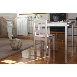 Коврик напольный для паркета/ламината Easy Chair прозрачный (прямоугольный, поликарбонат, 900x1200 мм)