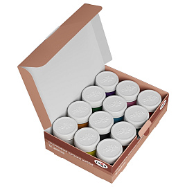 Краски акриловые Гамма Хобби набор 12 цветов по 20 мл глянцевые