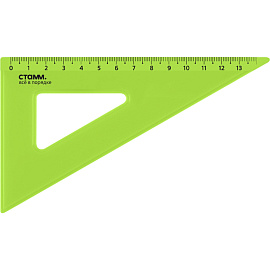 Треугольник Стамм Neon Cristal 13 см 90/60/30 градусов пластиковый