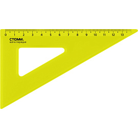 Треугольник Стамм Neon Cristal 13 см 90/60/30 градусов пластиковый